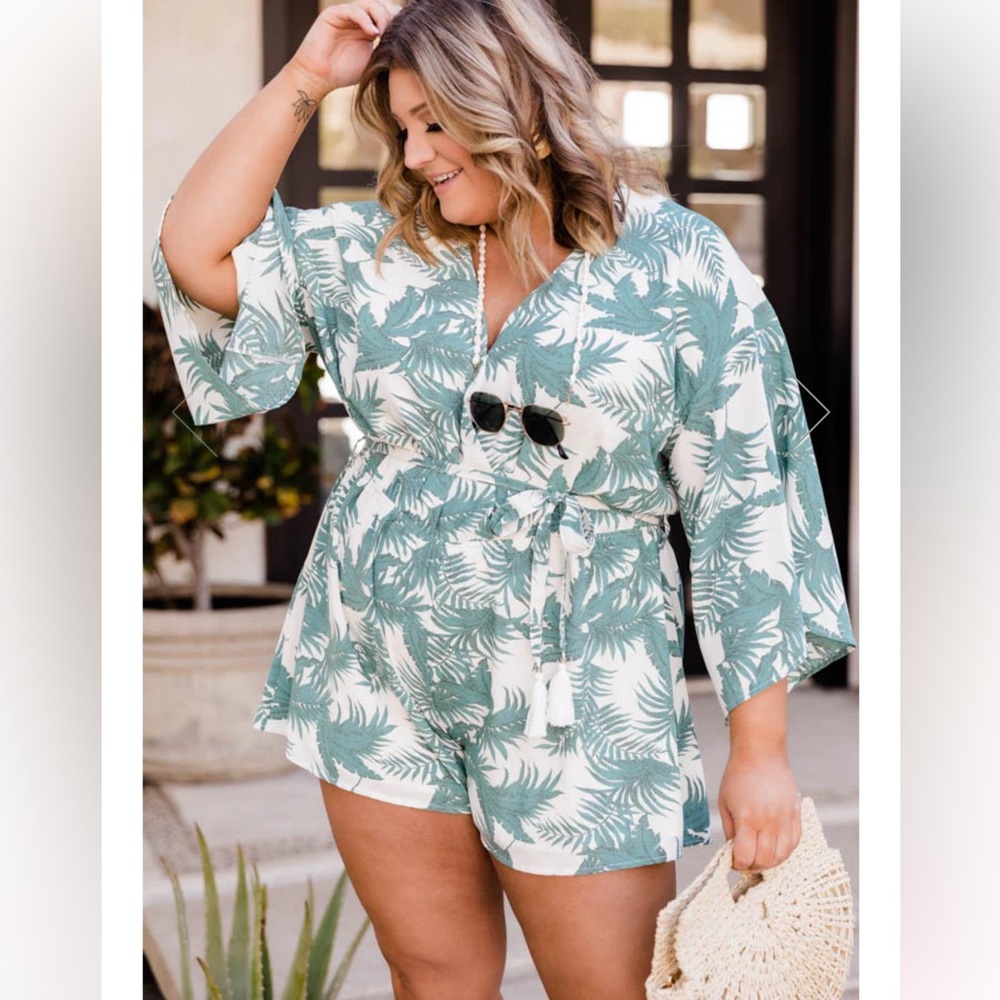 Pink Lily Romper